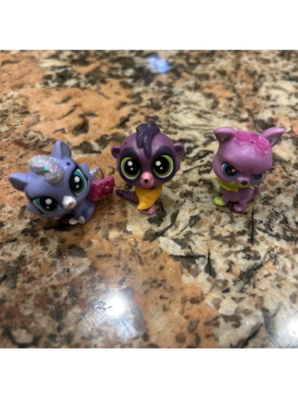 LPS Lot Littlest Pet Shop Animals Lot 6pcs, Preloved